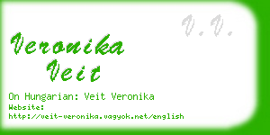 veronika veit business card